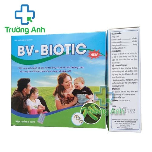 BV-Biotic New - Giúp tăng cường chức năng đường tiêu hóa