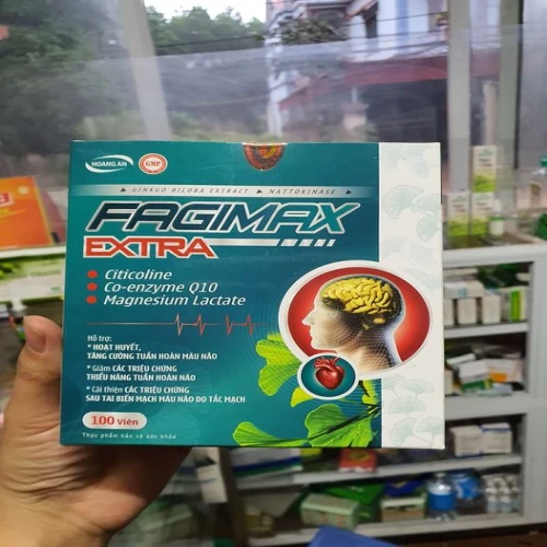 Fagimax Extra - Thực phẩm chức năng tăng cường tuần hoàn máu não
