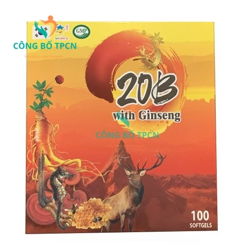 20B Ginseng - Bổ sung vitamin tổng hợp và dưỡng chất thiết yếu