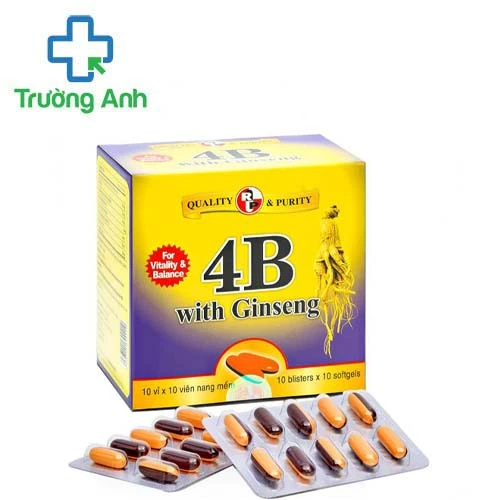 4B With Ginseng - Hỗ trợ giúp bồi bổ cơ thể nâng cao sức đề kháng