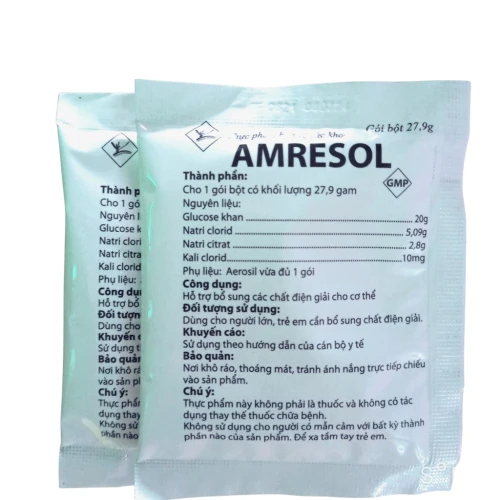 Amresol - Thực phẩm chức năng bổ sung chất điện giải