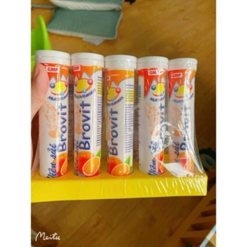 Viên sủi Brovit - Thực phẩm chức năng cung cấp vitamin C và E