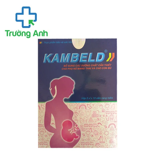 Kambeld - Giúp bổ sung vitamin - dưỡng chất cho thai nhi hiệu quả