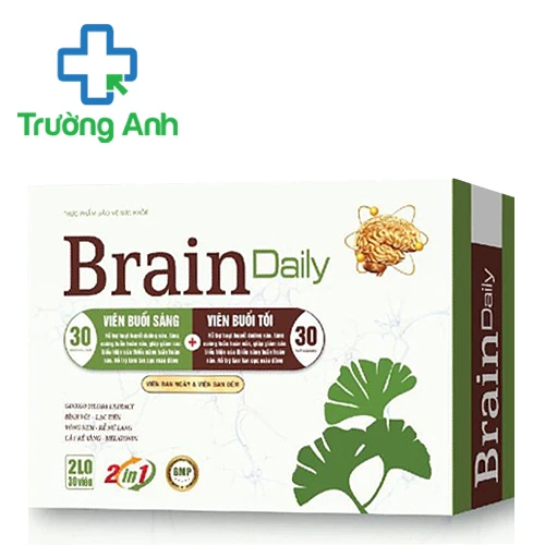 Brain Daily - Giúp giảm biểu hiện của thiểu năng tuần hoàn não