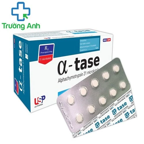 USA. α - TASE USP - Thuốc điều trị phù nề sau chấn thương, sau mổ