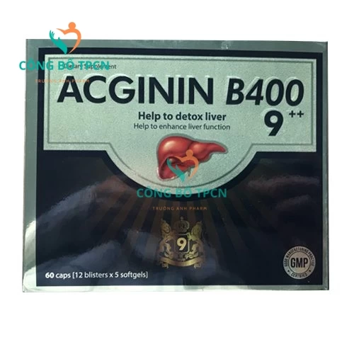 Acginin B400 - Thực phẩm chức năng tăng cường chức năng gan