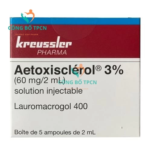 Aetoxisclerol tamponne 3% Kreussler