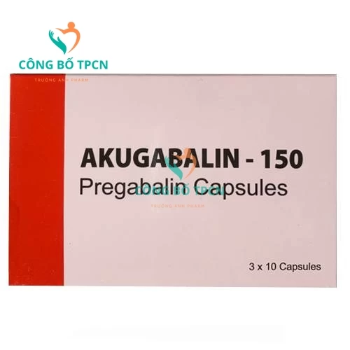 Akugabalin 150mg - Thuốc điều trị bệnh đau thần kinh, động kinh