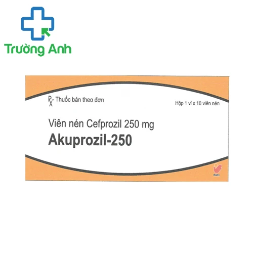 Akuprozil - 250 - Thuốc điều trị nhiễm trùng hô hấp hiệu quả