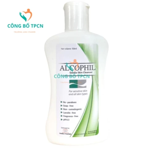 Alcophil Gentle Skin Cleanser 150ml Gamma - Sữa rửa mặt cao cấp hiệu quả