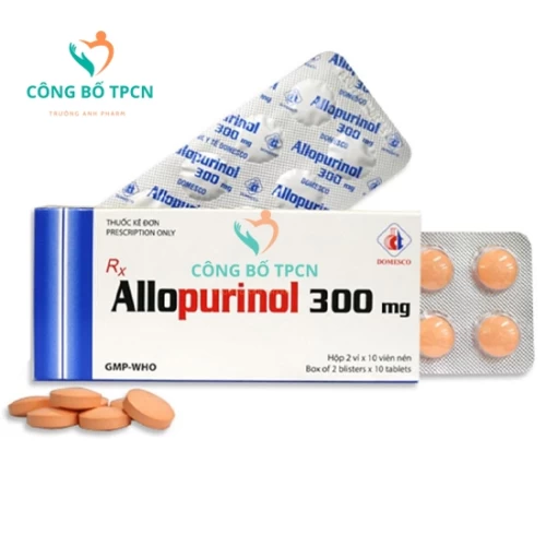 Allopurinol 300mg Domesco - Thuốc điều trị bệnh gút hiệu quả