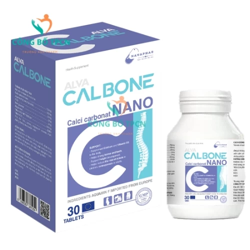 Alva Calbone – Hỗ trợ bổ sung canxi và vitamin D3 hiệu quả