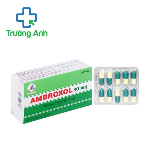 Ambroxol 30mg (viên nang) Domesco - Thuốc điều trị tăng tiết dịch phế quản hiệu quả