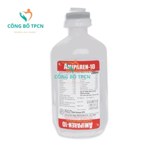 Amiparen-10 500ml Otsuka - Dung dịch tiêm truyền tĩnh mạch bổ sung acid amin