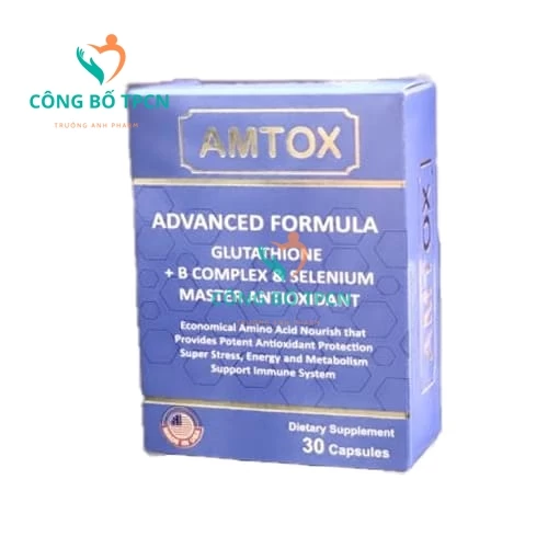 Amtox - Giúp bổ sung chất chống oxy hóa, tăng cường sức đề kháng