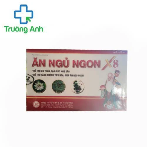 Ăn ngủ ngon X8 - Hỗ trợ tăng cường tiêu hóa, giúp ăn ngon 