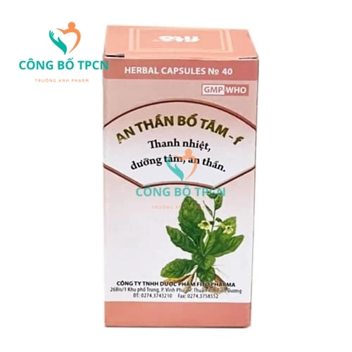 An thần bổ tâm-F - Giúp điều trị mất ngủ, dưỡng tâm an thần