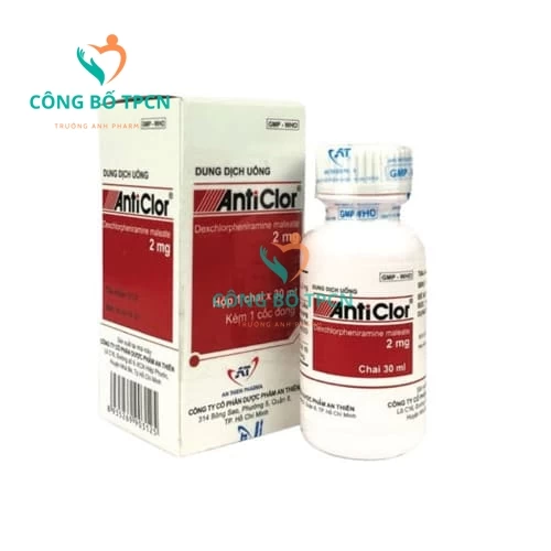 Anticlor 2mg An Thiên (30ml) - Thuốc điều trị viêm mũi dị ứng hiệu quả
