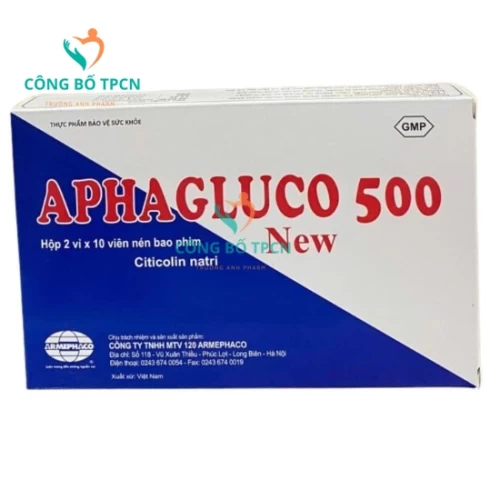 Aphagluco 500mg - Thuốc điều trị rối loạn ý thức của Armephaco
