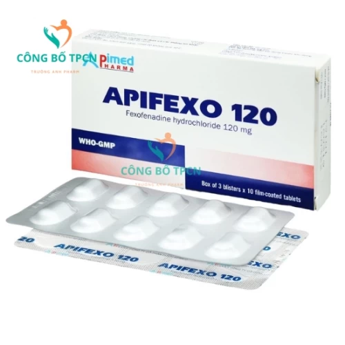 Apifexo 120 - Thuốc điều trị viêm mũi dị ứng, mề đay của Apimed