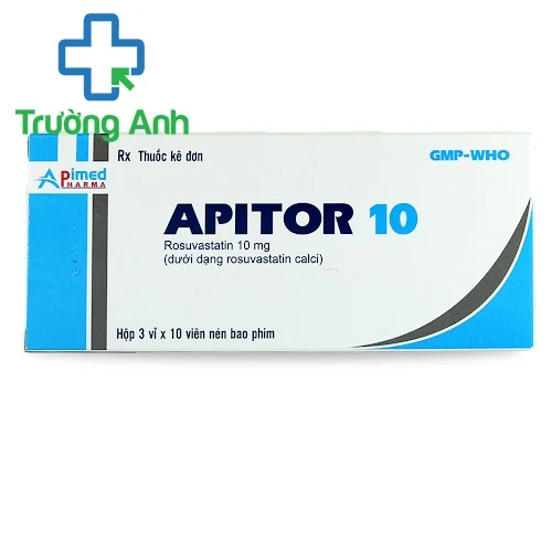 Apitor 10 - Thuốc hạ cholesterol máu hiệu quả của Apimed