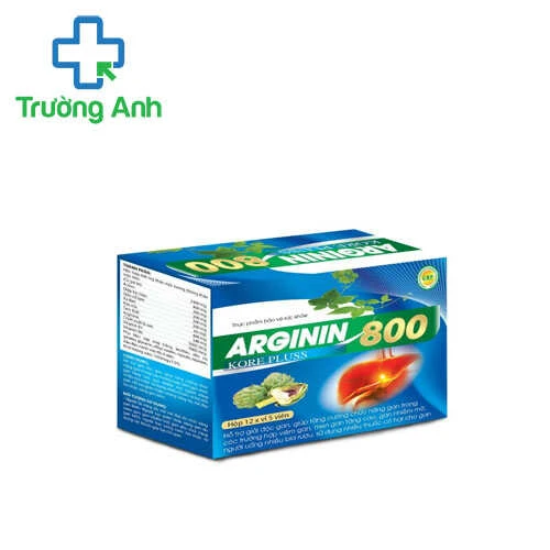 Arginin 800 Kore Pluss - Giúp hỗ trợ tăng cường chức năng gan