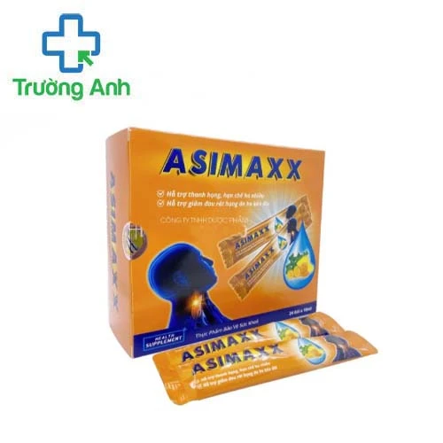 Asimaxx - Hỗ trợ giảm các triệu chứng ho, đờm, đau rát họng