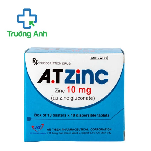 A.T Zinc 10mg (Atizinc) viên - Thuốc điều trị và phòng thiếu kẽm hiệu quả