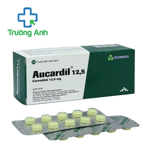Aucardil 12,5 Agimexpharm - Thuốc điều trị tăng huyết áp hiệu quả