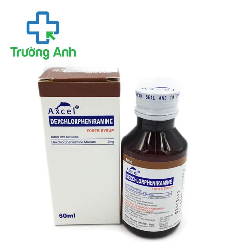 Axcel Dexchlorpheniramine Forte Syrup 2mg/5ml - Thuốc chống dị ứng