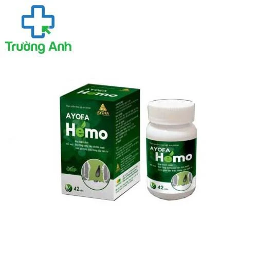 Ayofa hemo - Hỗ trợ nhuận tràng, tăng cường sức bền thành mạch