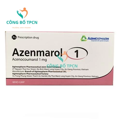 Azenmarol 1 - Thuốc điều trị bệnh tim mạch của Agmexpharm