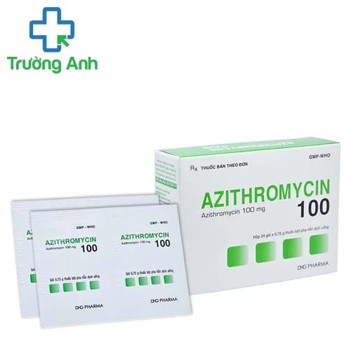 Azithromycin 100 DHG - Điều trị các trường hợp nhiễm khuẩn