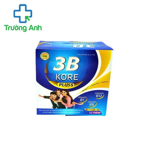 3B Kore Pluss - Hỗ trợ bồi bổ cơ thể, giúp tăng cường sức khỏe