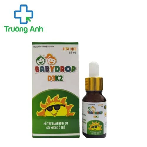 Baby Drop D3K2 - Giúp tăng cường hấp thu canxi cho cơ thể