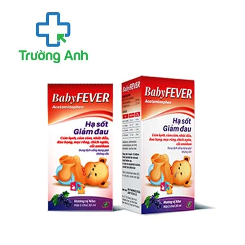 Babyfever 30ml OPV - Thuốc điều trị cảm cúm, nhức đầu
