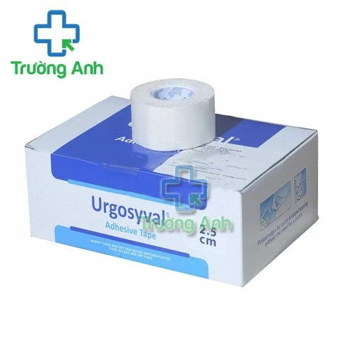 Băng keo lụa Urgosyval 2.5cm x 9.1m (Strong adhesive tape) - Giúp cố định băng gạc