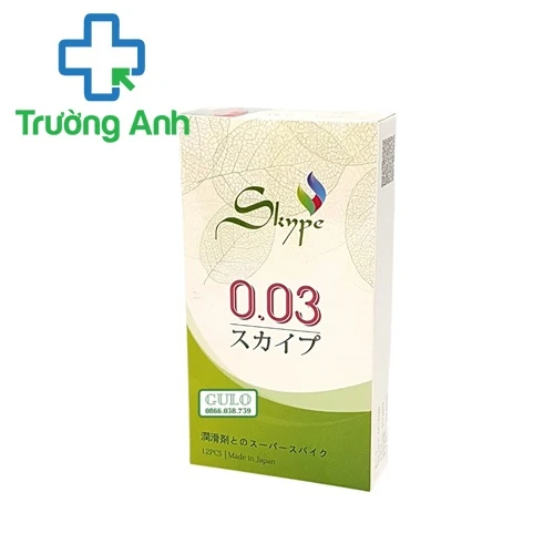 Bao cao su Skype 0.03 - Giúp tránh thai và tránh bệnh lây nhiễm của Japan