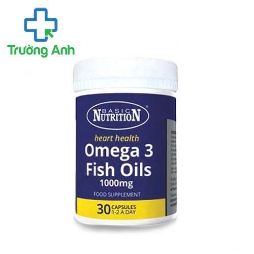 Basic Nutrition Omega 3 Fish Oils 1000mg - Giúp mắt sáng khỏe