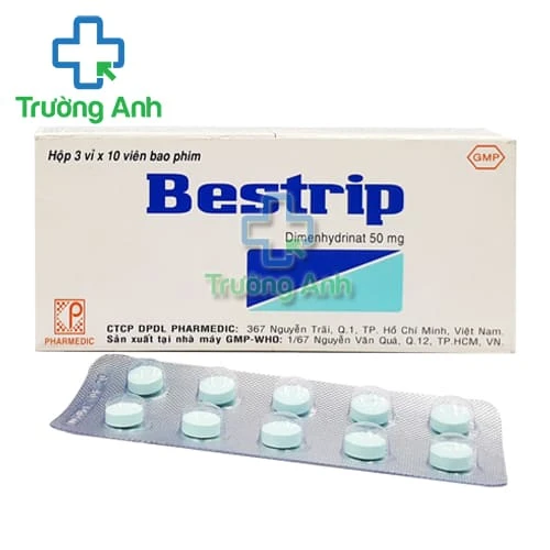 Bestrip 50mg Pharmedic - Phòng và điều trị các chứng buồn nôn