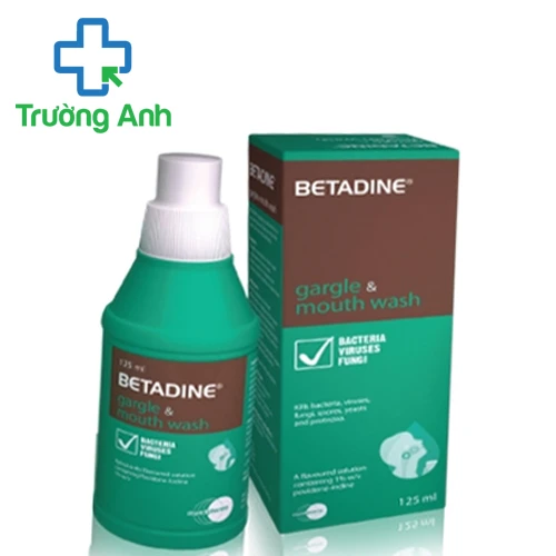 Betadine Gargle & Mouthwash - Giúp sát khuẩn, làm sạch răng miệng