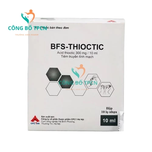 BFS-Thioctic 300mg/10ml CPC1HN - Thuốc điều trị rối loạn cảm giác hiệu quả