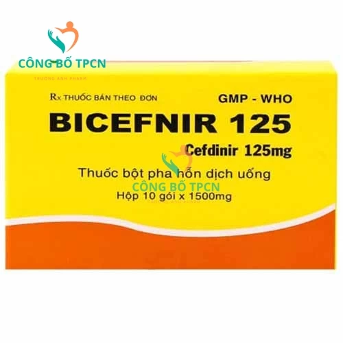 BICEFNIR 125 - Thuốc điều trị nhiễm khuẩn  VIDIPHA