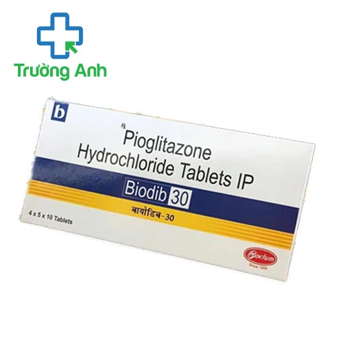 Biodib 30 - Thuốc điều trị bệnh tiểu đường tuýp 2 của Ấn Độ