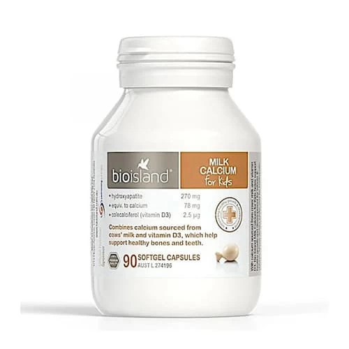 Thực phẩm bảo vệ sức khỏe BioIsland Milk Calcium for Kids