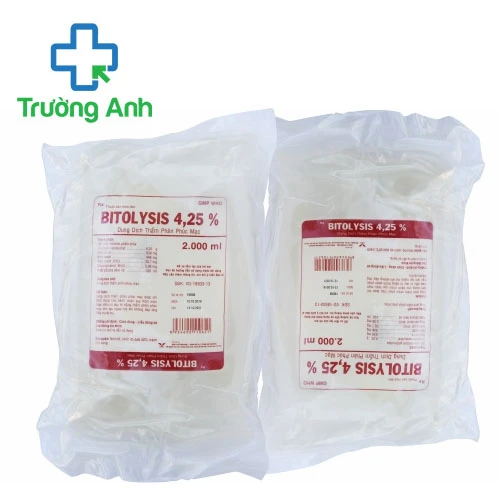 Bitolysis 4,25% - Thuốc điều trị suy thận mạn hiệu quả của Bidiphar