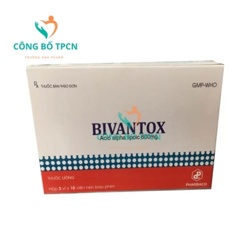 BIVANTOX 600mg - Thuốc điều trị rối loạn cảm giác hiệu quả của Pharbaco