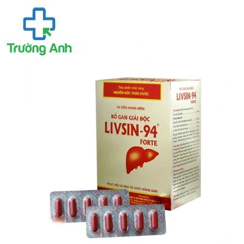 Bổ gan giải độc gan Livsin - 94 forte - Giúp bổ gan lợi mật