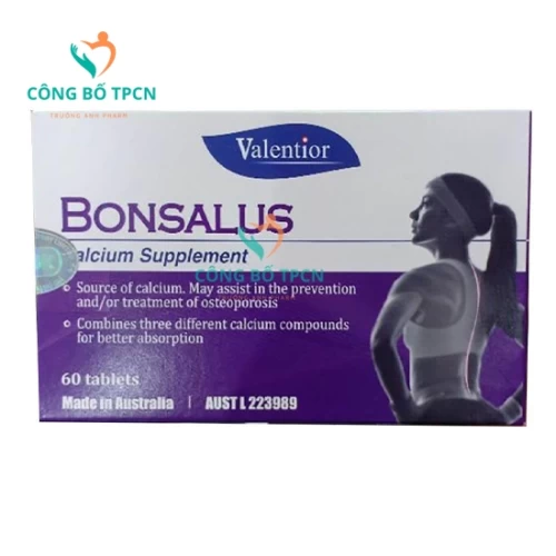 Bonsalus - Giúp bổ sung canxi và vitamin D3 cho xương chắc khỏe