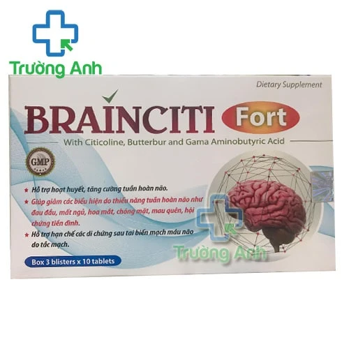 BRAINCITI FORT - Giúp hoạt huyết, tăng cường tuần hoàn máu não